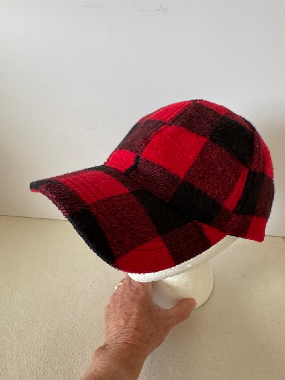 David and Young Buffalo checked hat
